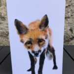 Fox greetings card