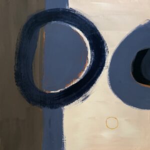 Abstract acrylic painting by artist Jill Meager