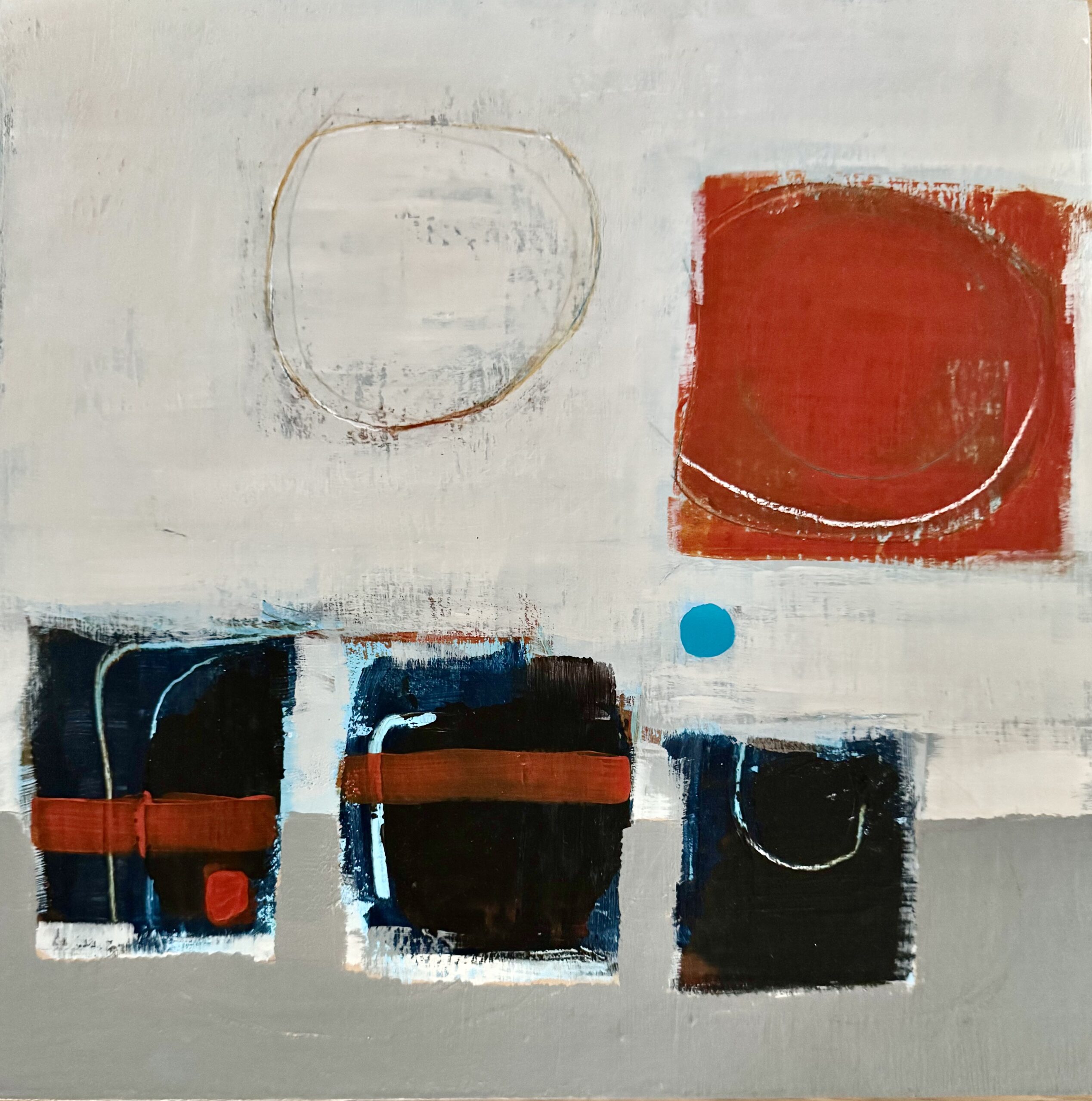 Colour Song 4 an abstract painting by Jill Meager